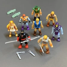 8X Mega Construx BLOKS HE-MAN NINJOR MASTER OF UNIVERSE MOTU BUILDING figures