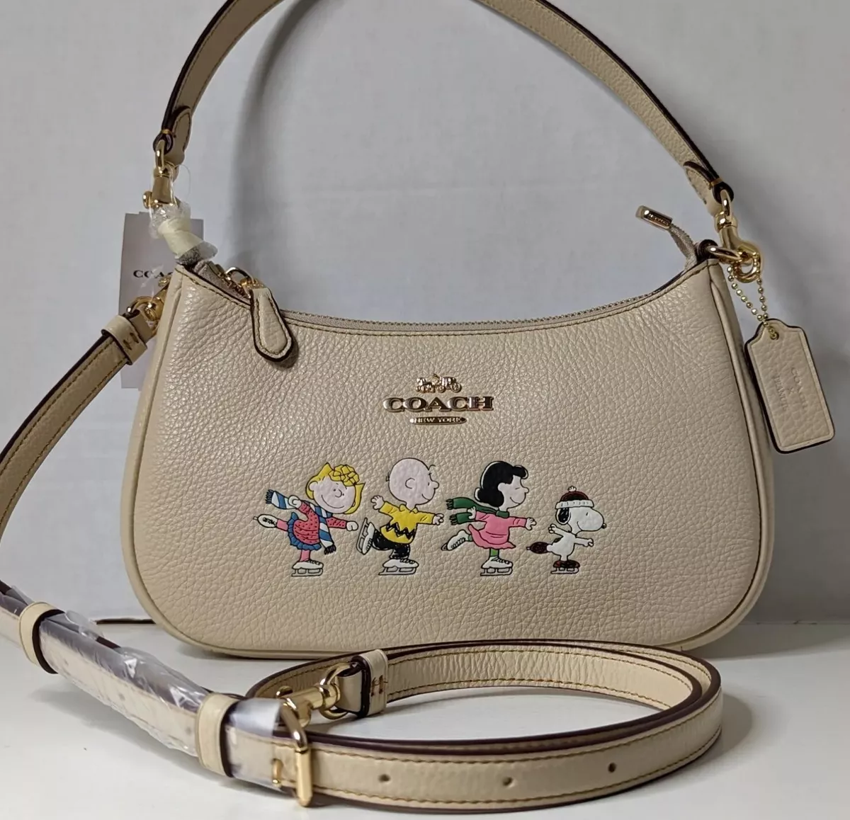 COACH® Coach X Peanuts Teri Shoulder Bag With Snoopy And, 59% OFF