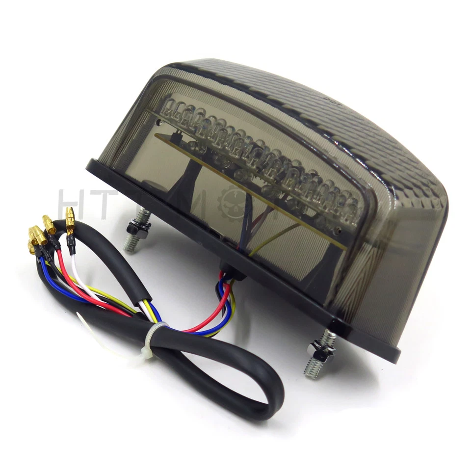 LUZ TRASERA INTERMITENTES LED INTEGRADA HUMO PARA DUCATI MONSTER 1994-2008 Foto 4 de 4