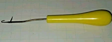Latch Hook Rug Tool Yellow Handle Carpet Making Crafts Skillcraft Vintage Korea