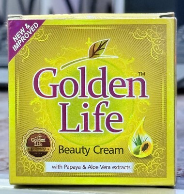 Golden Life Beauty Whitening Gesichtscreme für Glanz & Glanz Original