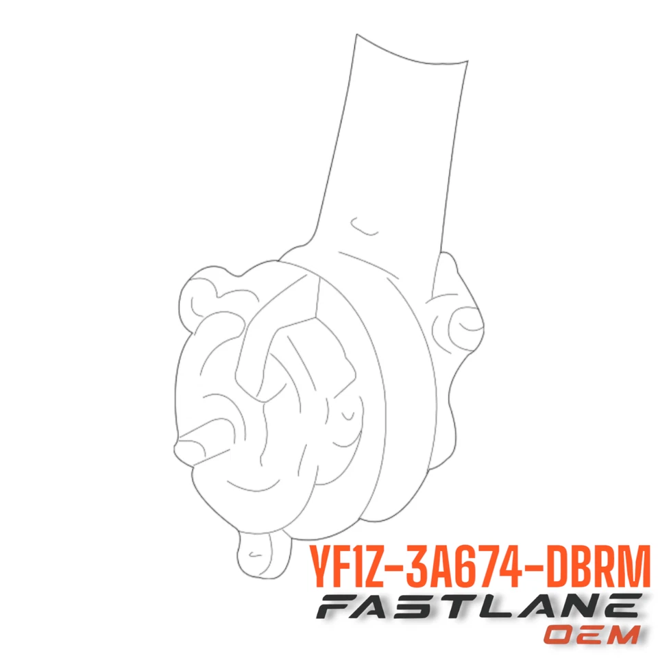 Bomba de dirección asistida Ford Taurus/Mercury Sable 2000-2007 nueva OEM YF1Z-3A674-DBRM Foto 3 de 4