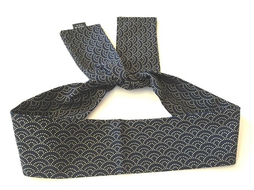 Japanese Sevenberry 37"L Hachimaki Headband Cotton Sports, Exercise, Running - Picture 3 of 5