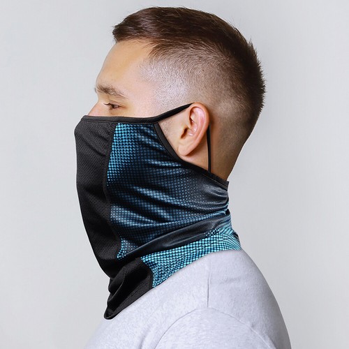 Máscara facial polaina cuello enfriamiento verano protección UV bandana bufanda manga cubierta - Imagen 4 de 19