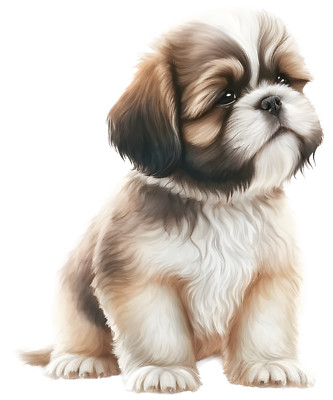 2X Shih Tzu Auto Aufkleber 9x9 cm Hunde Sticker Wetterfest & Selbstklebend