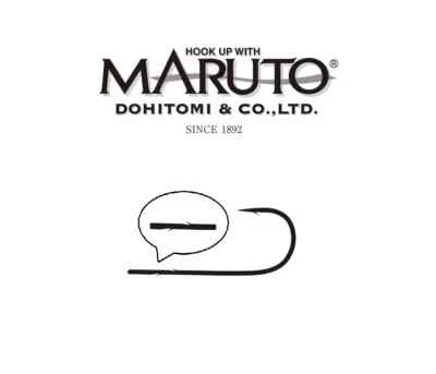 MARUTO Worm Round Haken mit zwei Widerhaken,Drop Shot, Cheburaschka, Jig ,Jigs