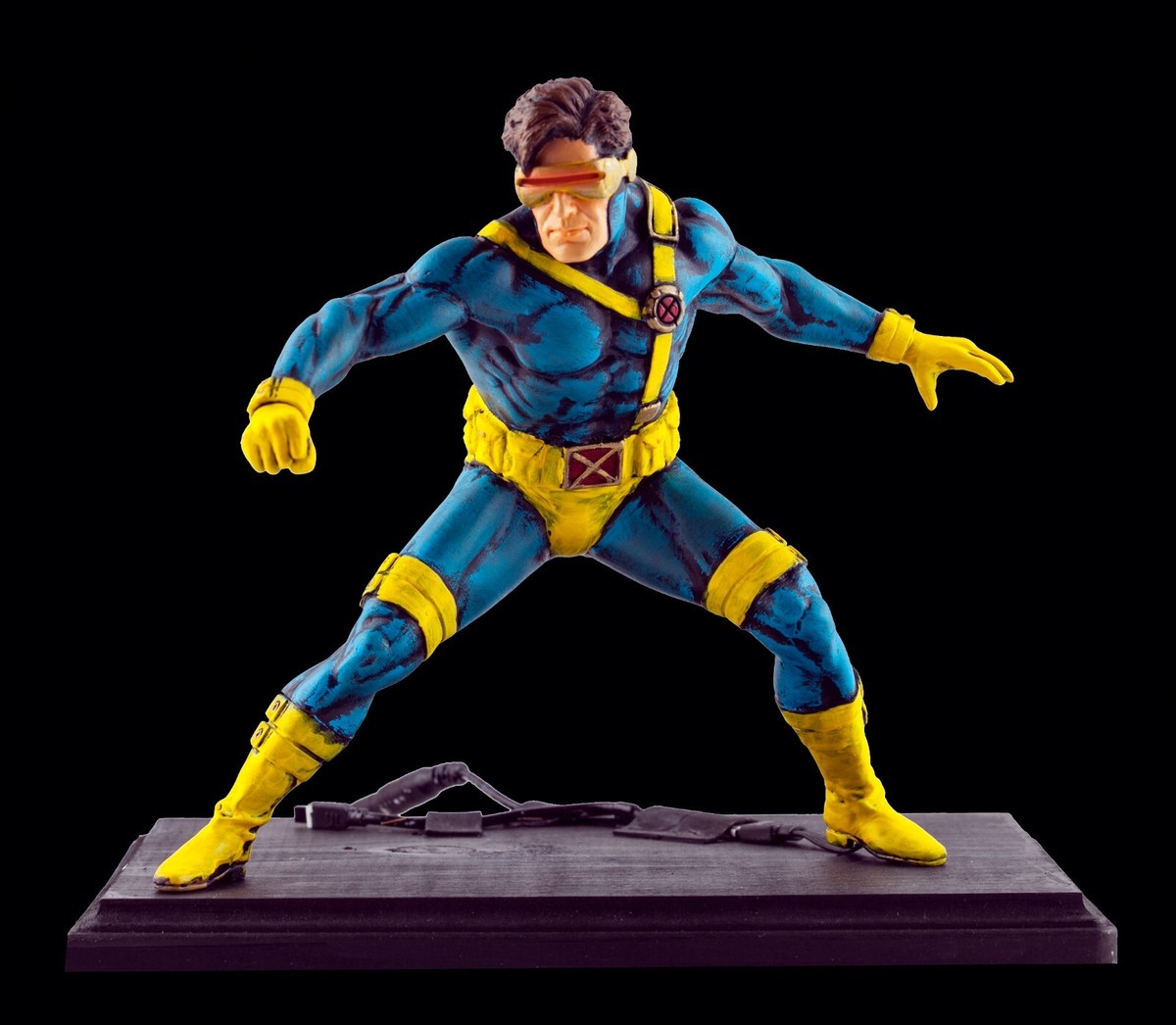 Marvel 1993 Horizon X-Men 1/6 Cyclops Custom LED Visor Vinyl Marvel 1993 Horizon X-Men 1/6 Cyclops Custom LED Visor Vinyl