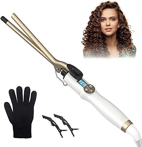 Narrow curling outlet iron