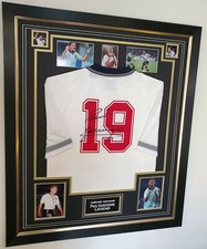** ITALIA 1990 FRAMED Paul Gascoigne England Signed Shirt Autographed  JERSEY *