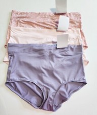 3 Warner's No Pinching No Problems Brief Panty Multi 5738 Sz 7/L - NWT