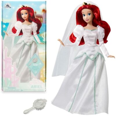 ariel little mermaid white dress Ariel Little Mermaid Wedding Dress, Princess Ariel Wedding Dress Cospl   CoserZ