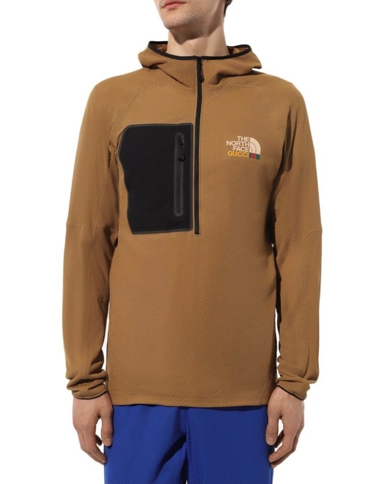 GUCCI X North Face Pullover Hoodie S Small 1/2 Zip Techno GUCCI X North Face Pullover Hoodie S Small 1/2 Zip Techno