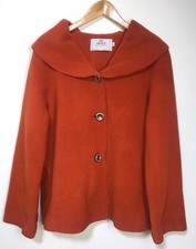 Janska Women's Size Small Polartec Fleece Cardigan Jacket Fall Colors