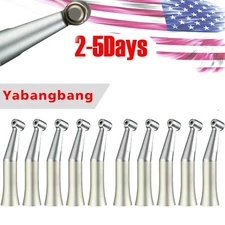 10 USA NSK Style Dental Slow Low Speed Contra Angle Handpiece Push Button YX