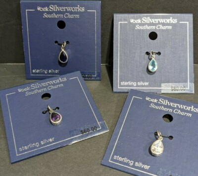  Sterling Silver Southern Charm: Belk Silverworks: Birthstone Charm:  Brand New 
