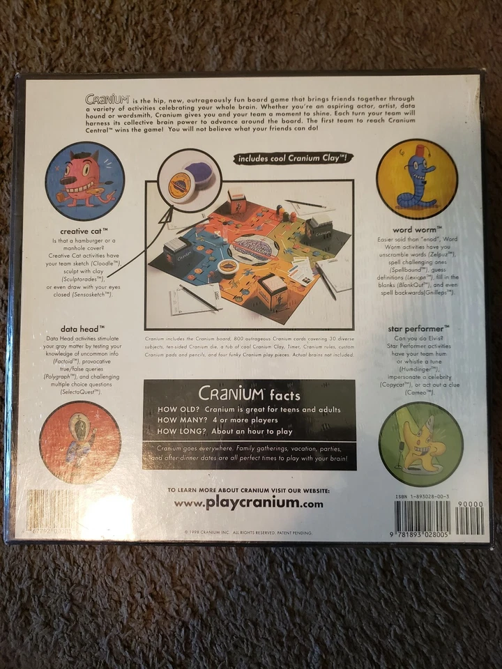 Vintage 1998 CRANIUM Game - Image 2 of 4