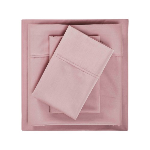 Cotton Blend 1400-1500 Thread Count Solid Deep Pocket Bed Sheet Set - Picture 41 of 85