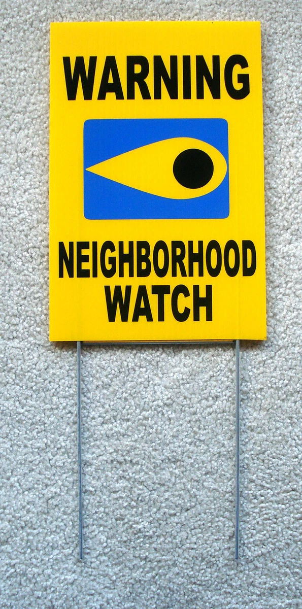 neighborhood watch sign products for sale | eBay