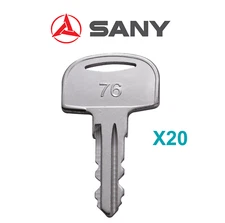 20 For Cole Hersee 601 Keys Sany Excavator Broderson Crane Bluebird Finn Keys
