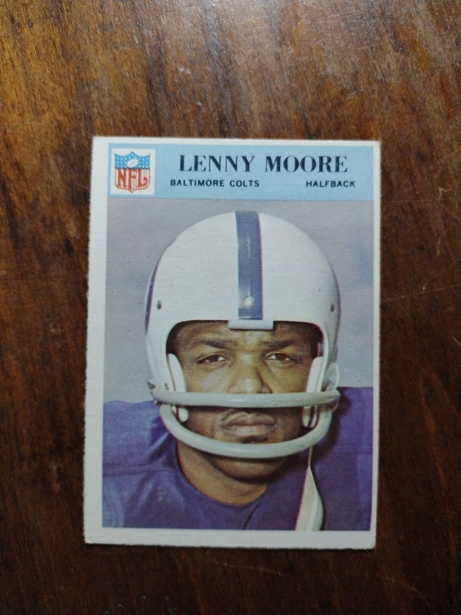 1966 PHILADELPHIA #21 LENNY MOORE Baltimore Colts HOF NO CREASES