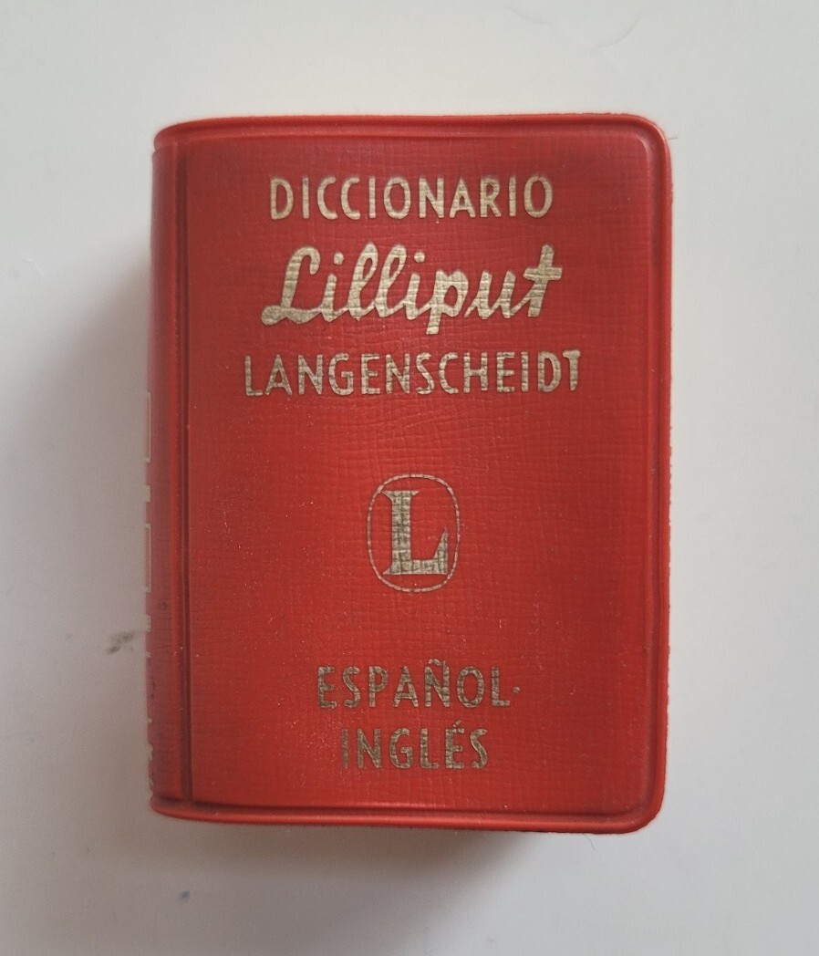 Langenscheidt Dictionary Lilliput Spanish English EspanolIngles