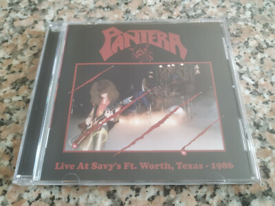 PANTERA ''Live at Savy's Ft. Worth, Texas - 1986'' CD Ltd300 SLAYER JUDAS PRIEST