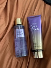 New Victoria's Secret Love Spell INTENSE Spray Mist & Lotion Set Full Size