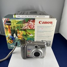 Canon PowerShot A70 Digital Camera NOT WORKING FOR PARTS Memory Card Incl.