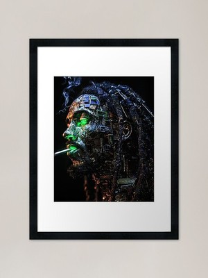 Reggae Roots Tribute to Bob Marley gerahmtes Wandbild Poster Leinwanddruck Bild
