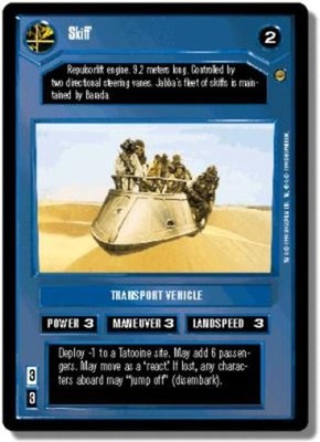 Skiff (D) Star Wars CCG Decipher Jabba's Palace