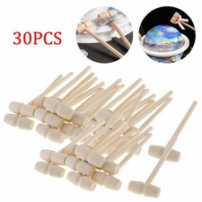 Mini Wooden Hammer for Chocolate Breakable Heart Hammer Mallet Smashable Kid Toy