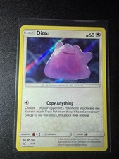 Ditto 17/18 Holo Rare Holo NM Pokemon Detective Pikachu