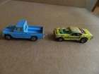 Corgi Toys Land Rover 109 WB  1:43 and Ford Mustang Dragster "Organ Grinder"