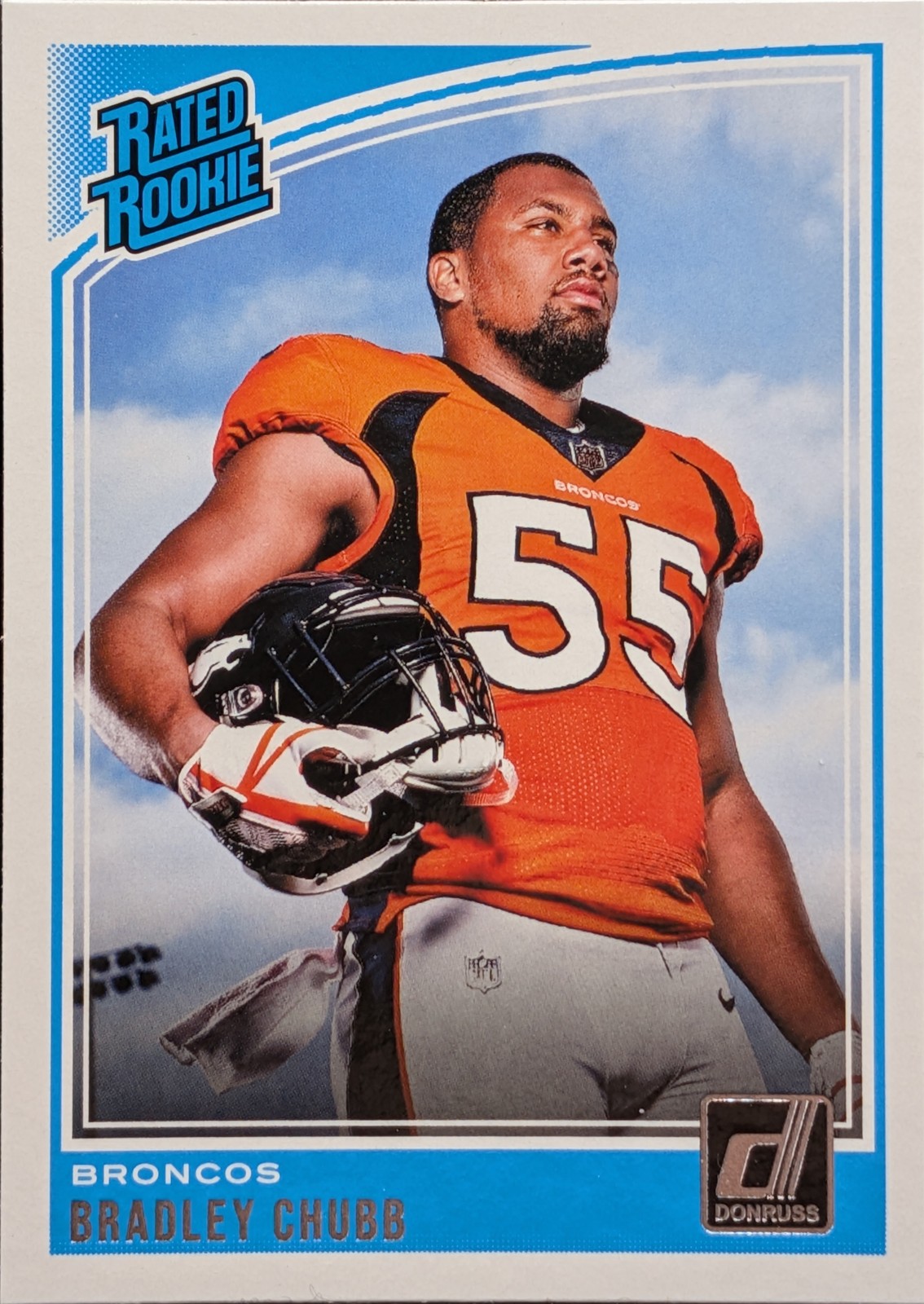2018 Donruss #319 Bradley Chubb Denver Broncos RR RC