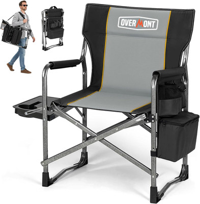 Oversized Lightweight Camping Chair - Portable Comfortable Heavy Duty Foldable D