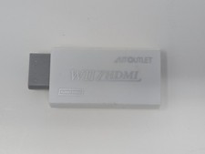 White Portable Wii to HDMI Wii 2 HDMI Full HD Converter Audio Output Adapter TV