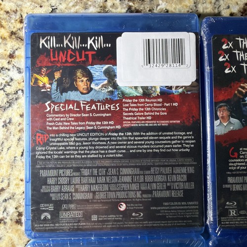 Friday The 13th 4 Pack Bundle (Blu-ray)  Brand New Sealed - Picture 6 of 9