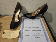 Scream Queens Emma Roberts as Chanel Oberlin Screen Worn High Heels TV Prop COA