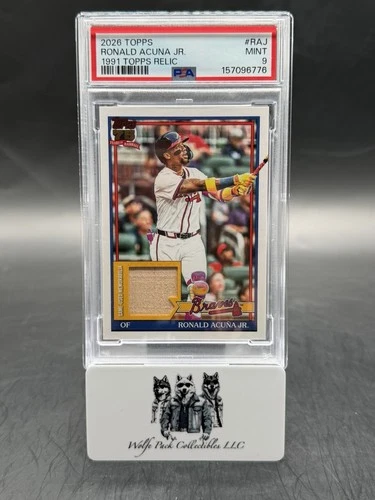 2026 Topps Series 1 Ronald Acuña Jr. Base (PSA 9)