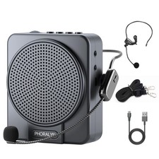 Wireless Voice Amplifier for Teachers, Original Voice Speaker with Wire and W...