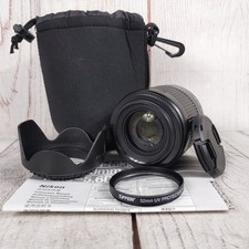 Nikon AF Nikkor 80-200mm F4.5-5.6D, Case, Manual, Caps, UV Filter TESTED WORKING