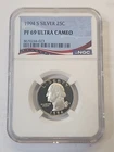 1994-S Washington Quarter 25c Silver NGC PF69 ULTRA CAMEO