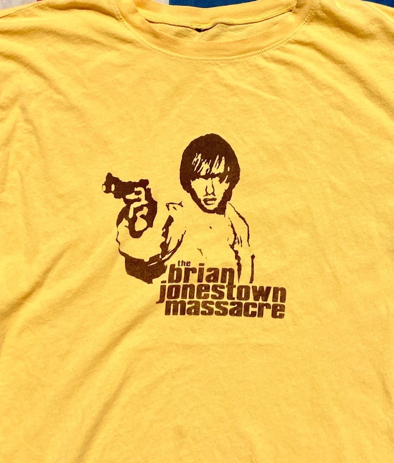 The Brian Jonestown Massacre band yellow Cotton T Shirt Full Size S-5XL