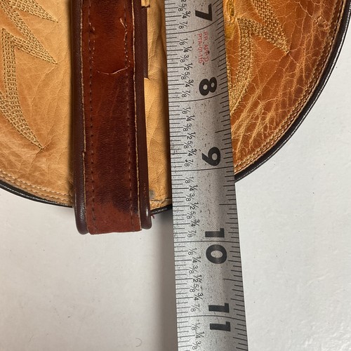 Vintage Tony Lama Cowboystiefel Schweinsleder Wildleder 9 E Gold Label - Bild 3 von 24