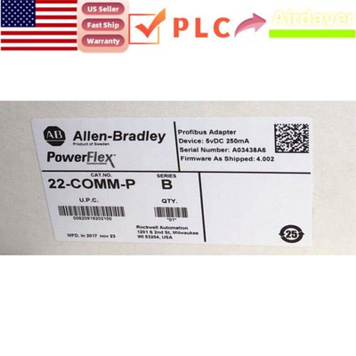 22-COMM-P Allen-Bradley Powerflex Profibus Adapter Module 22COMMP US Free Tax