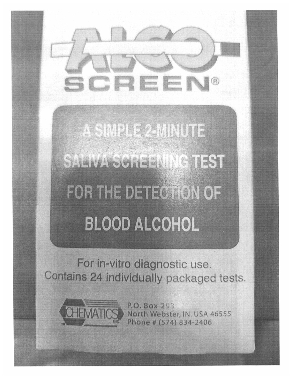 Abbott Toxicology Alco-Screen Alcohol Test (24/Box)