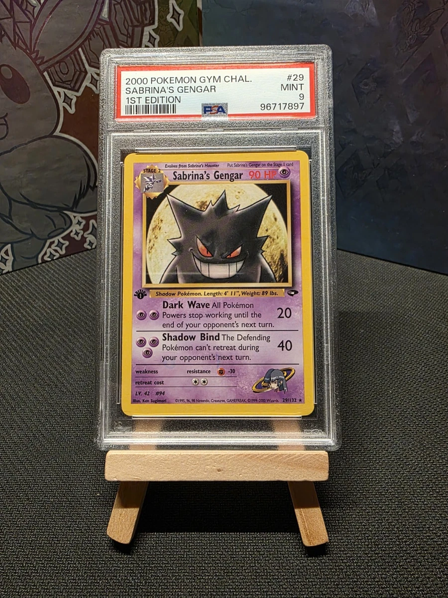 Pokémon TCG Grade 9 Gengar Individual Collectible Card Game Cards