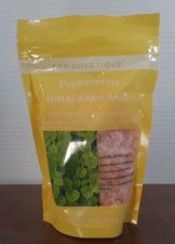 SPA LUXETIQUE PEPPERMINT HIMALAYAN SALT FOOT AND BODY SOAKIING SOLUTION 16oz