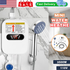 Heater Shower Water Electric Bathrooms Heater 3500W Water Tankless Instant Hot
