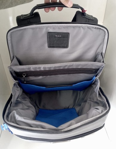 NWT TUMI Parrish Backpack Dark Gray Blue - Picture 5 of 6